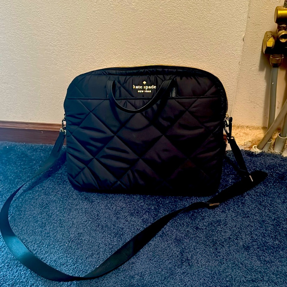 Black Kate Spade computer/Messenger bag